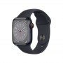 Apple Watch | Series 8 (GPS + Cellular) | Smart watch | Aerospace-grade aluminium alloy | 41 mm | Black | Apple Pay | 4G | Water - 3